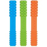CANAY Duyusal Çiğneme Çubuğu Oyuncakları (3'lü Paket) - ADHB, Otizm, SPD, Oral Motor Uyarımı, Özel İhtiyaçlar için Tasarlanmıştır - Agresif Çiğneme Aleti (0-12 Yaş Çocuklar için uygundur))