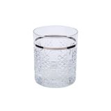Canba Paris Butik 6'lı Su Bardağı, 200 ml, Platin, Cam