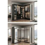 CANBAZ FURNİTURE ESLA KÖŞE DOLAP %100 MDF (KURULUM DAHİL)