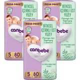 Canbebe Bebek Bezi x 3 Paket Junior Mega Ekstra 5 Numara / 11- 18KG - 5 Beden (11 - 20 Kg)