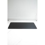 Çancı Siyah Kuzine Soba Tablası Altlığı (Temizliği Kolay Düz Estetik Standart Kuzine Tablası) 90 cm x 65 cm