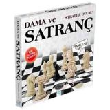 Cancup Karton Bardak Dama ve Satranç Kutulu Oyun - 1 Adet