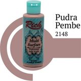 Cancup Karton Bardak Rich Multi Surface 2148 Pudra Pembe Akrilik Boya 120 cc - Tek ebat - 001-Renkli