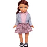 Canda Oyuncak Beauty Doll 45 cm Et Bebek Tintin - Pembe - Mavi