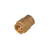 candan Yaylı Dik Çekvalf Pirinç 1/2'' Sarı