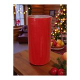 Candela Di Registro Kırmızı Renk 15×30 cm Kütük Mum