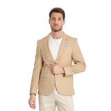 Candela Erkek Camel Slim Fit Dar Kesim İlkbahar-Yazlık Spor Blazer Ceket Camel 52