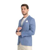 Candela Erkek Mavi Slim Fit Dar Kesim İlkbahar-Yazlık Spor Blazer Ceket Mavi 48