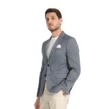 Candela Erkek Siyah-Gri Slim Fit Dar Kesim İlkbahar-Yazlık Spor Blazer Ceket Siyah-Gri 52