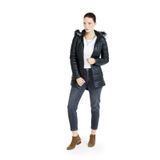Candenza Siyah Tüylü Deri Mont 211567 Siyah XL