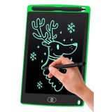 Canderel Dijital Kalemli Çizim Yazı Tahtası Not Yazma Eğitim Tableti Writing Tablet 8,5 Inç Yeşil
