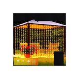 Canderel Saçak Led Işık 8 Ayrı Mod 2mx2m ( 200 Cm X 200 Cm ) Perde Fişli Led Animasyonlu Lamba Işık