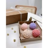 Candle House Sevgililer Günü Gül Temalı Organik Soya Wax Mum - 1 Adet