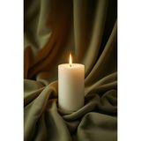 Candle Vase El Işçiliği Hand Made Kütük Silindir Mum Krem Renk 5 cm Genişlik 10 cm Uzunluk Kahve Aroması Kokulu - 10 cm Kahve - Krem - Bej