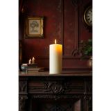 Candle Vase El Işçiliği Hand Made Kütük Silindir Mum Krem Renk 5 cm Genişlik 25 cm Uzunluk Sandal Ağacı Kokulu - 25 cm Sandal Ağacı - Krem - Bej
