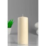 Candle Vase Silindir Mum Krem Genişlik 5 cm Yükseklik - 15 cm Sandal Ağacı Boyama Değildir - 1 Adet