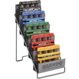 CanDo Digi-Flex el egzersiz aleti - 5'li set (sarı, kırmızı, yeşil, mavi, siyah), metal raflı:10-074