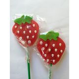 Candy Alaiye Çilek Lolipop Şeker Kutu Içinde 24 Adet Mevcuttur. - 24 gr