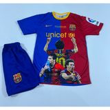 Candy Cup Barcelona 2008-2009 Sezonu (Roma 2009 Final) Lionel Messi Özel Baskılı Çocuk Forma Takımı. 2li Set H - Çok Renkli - 4-5 Y