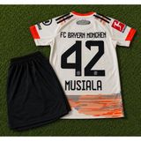 Candy Cup Fc B.a.y.e.r.n München Musiala 42 Çocuk Futbol Forması Beyaz - 9 - 10 Yaş - Renkli