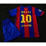 Candy Cup Fc Barcelona Messi 10 Retro Çocuk Futbol Forması Kırmızı - 12 - 13 Yaş - Renkli