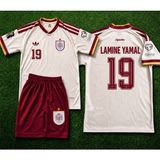 Candy Cup Ispanya Lamine Yamal 19 Çocuk Futbol Forması Beyaz - 7 - 8 Yaş - Renkli
