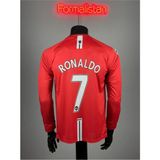 Candy Cup Manchester Unıted Cristiona Ronaldo Uzun Kol 2008 Moscow Ligi Kırmızı Yetişkin Forması Unisex H