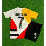 Candy Cup Özel Tasarım Cristiano Ronaldo Tüm Kulüpler Çocuk Forması 2li Set H - Çok Renkli - 13 - 14 Yaş