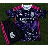 Candy Cup R.e.a.l Madrid Mbappé 9 Çocuk Futbol Forması Siyah/mor - 5 - 6 Yaş - Renkli