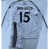 Candy Cup R.e.a.l'm.a.d.r.i.d' Arda Uzun Kollu 15 Numara Çocuk Forması 2li Set - Beyaz - 12 - 13 Yaş