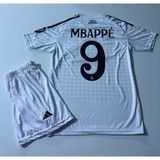 Candy Cup Real Madrid 2024/25 Sezonu Kylian Mbappe Iç Saha Çocuk Forması 2li Set H - Beyaz - 9-10Y