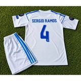 Candy Cup .real. Madrid. Beyaz Renk .sergio. Ramos. Çocuk Forma Takımı 2 Li Set - 11 - 12 Yaş