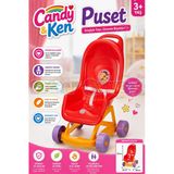 Candy & Ken Puset - Bebek Arabası - Ev Eşyaları Seti - Ev Oyuncakları Seti