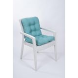 Candy Mint Pofidik Arkalıklı Sandalye Minderi Özel Dikişli Bağcıklı 43X88cm - 44 x 94 cm