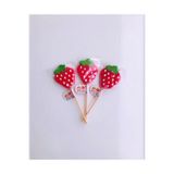 CANDY POP'S Çubuklu Lolipop Sosyete Şekeri Çilek Aromalı 36g * 12 Adet