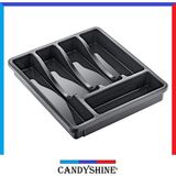 CandyShine Polipropilen Kayar Çekmece İçi Kaşıklık 30-53 cm Ayarlı Mutfak Düzenleyici