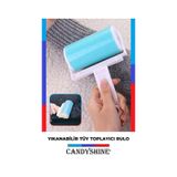 Candyshine Yıkanabilir Kedi Köpek Tüy Saç Kıl Temizleyici Toz Toplayıcı Rulo Beyaz - Mavi