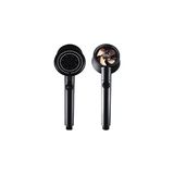 Canelf Duş Başlığı Turbo Fanlı Pervaneli El Duşu 5 Fonksiyonlu Siyah