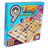 Canem Ri Ttoys 28x28 cm Ahşap 9 Taş 3 Taş Zeka Oyunu 1989