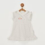 Caner Bebe Bebek Elbise Dress Mermaıd - 3-6 Ay - Ekru