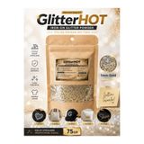 CANERLER Ütüyle Yapışan Glitter iri Altın - Isı Ile Yapışan Sim Tozu - Kumaş Simi - Hotfix Glitter