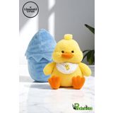 Canestar Özel Fermuarlı Yumurta Çantası ile Sevimli Civciv -Peluş Oyuncak Pandamkee