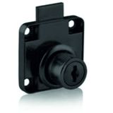 Canex Kare Çekmece Kilidi Siyah NİKEL Gövde 22 mm