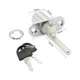 Canex Merkezi Çekmece Kilidi, Çubuksuz, Gövde, Krom Kaplama, Ofis, Ev, Mobilya, Dolap, Etajer Güvenlik Kilidi, Yedek Anahtarlı (16 Mm) - standart