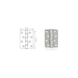 Canex Paslanmaz 10cm Oval Bilyalı Menteşe 2.2mm - Mobilya Hırdavatı