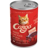 Cango Ciğerli Yaş Yetişkin 6x415 gr Kedi Maması
