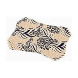 Cango Home Kahverengi Siyah Leopar Desenli Dijital Baskı Amerikan Servisi 4lü Set Cgh347-As - 30 x 45 cm