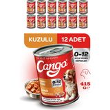 Cango Kuzu Etli Yavru 12x415 gr Yaş Köpek Mama
