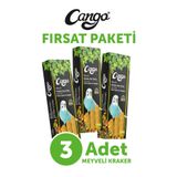 Cango Muhabbet Kuşu Krakeri Meyveli 81GR 3Lü