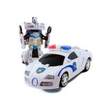 Cango Oyuncak Robota Dönüşen Polis Arabası Sesli Işıklı Pilli Hareketli Oyuncak Robot